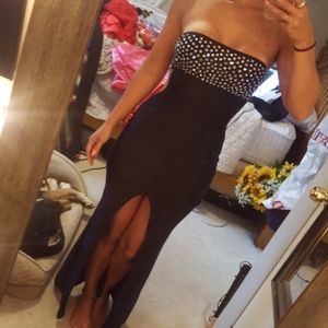 Sexy military ball gown